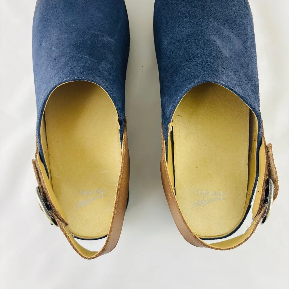 New Dansko Merrin Blue Slingback Mule Comfort Shoes Women's Size 42 | 11.5 - Picture 3 of 10